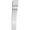 Ekena Millwork 5 1/2-in. W x 28-in. D x 34-in. H Merced Architectural Grade PVC Knee Brace BRCP055X28X34MRC - alternate 4
